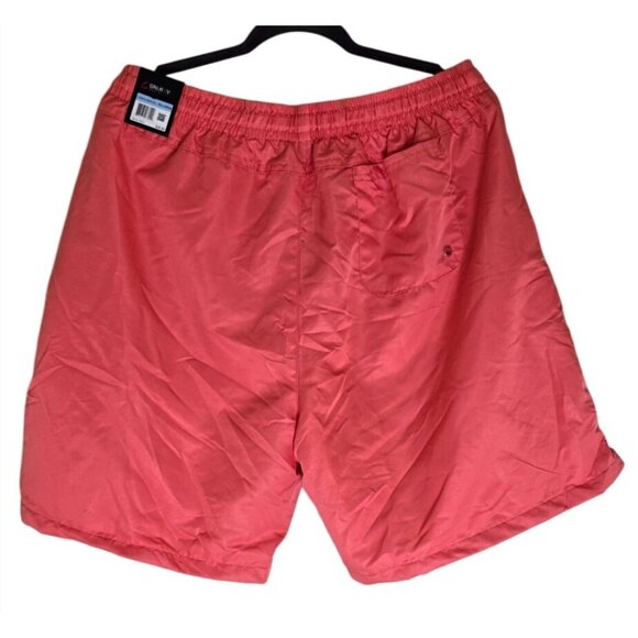 Mens Red Galaxy By Harvic XX-Large Athletic Shorts W/ Drawstring & Mesh Lining P - Picture 2 of 6